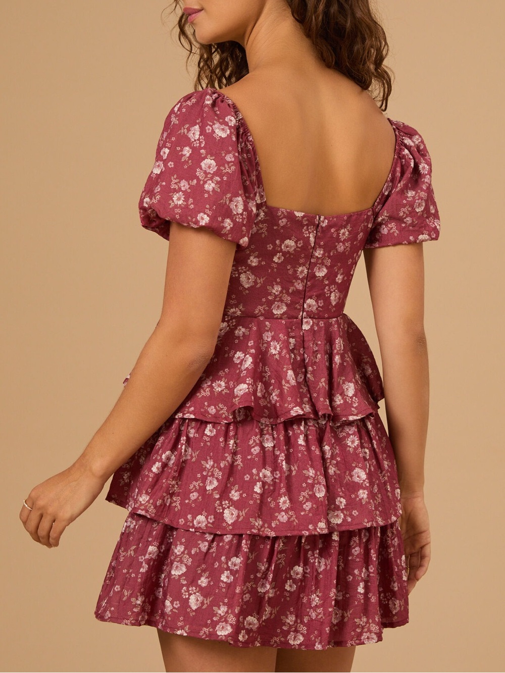 NWOT Altar'd State Brynn Floral Tiered Dress - Size Small - Picture 2 of 6